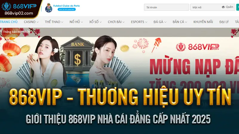 Giới thiệu 868vip - Nhà cái, địa chỉ tin cậy cho cược thủ 1 Giới thiệu 868vip nhà cái đẳng cấp nhất 2025