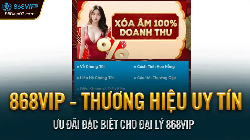 Hợp tác đại lý 868vip - Cơ hội sinh lời vượt trội năm 2025 3 Ưu đãi đặc biệt cho đại lý 868vip